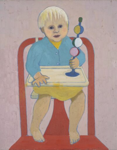 Anna with a rattle, 1957